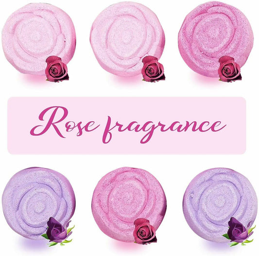 Bath Bombs Set in Rose Fragrance