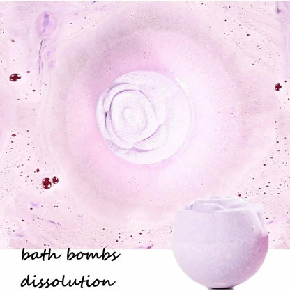 Bath Bombs Set in Rose Fragrance