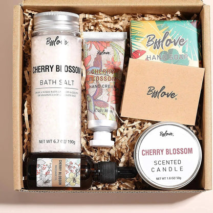 Cherry Blossom Scented Bath and Body Set