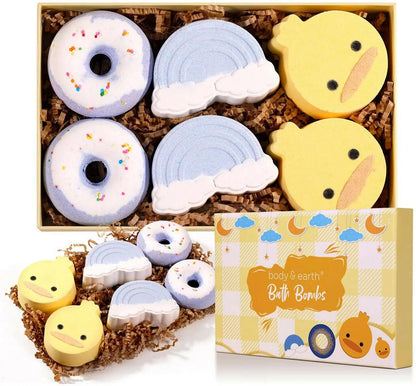 Duck Cloud Doughnut Shaped Bath Spa Set