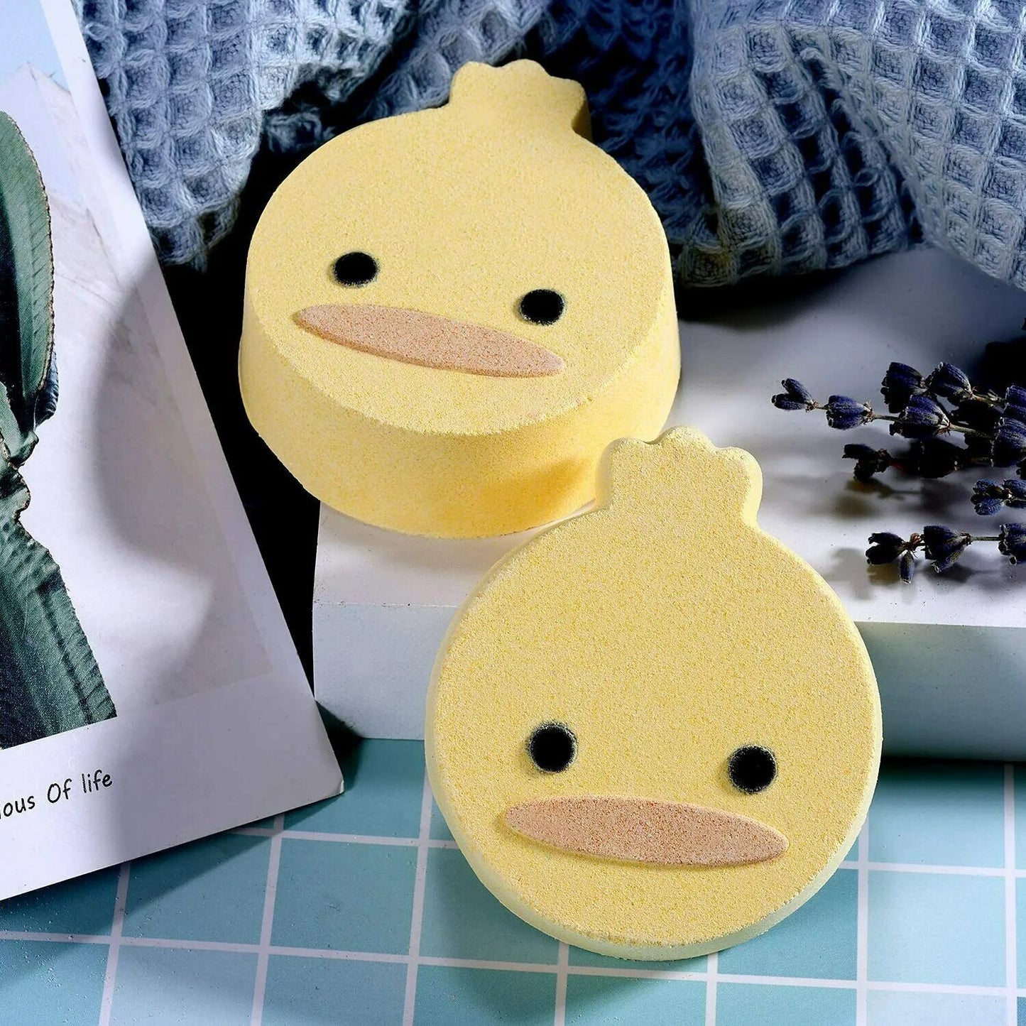 Duck Cloud Doughnut Shaped Bath Spa Set