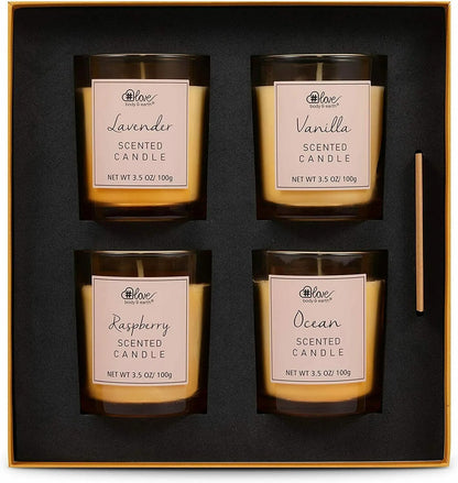 Aromatherapy Scented Candle Set