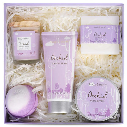 Hand Cream, Bath Bar and Bath Bomb Set