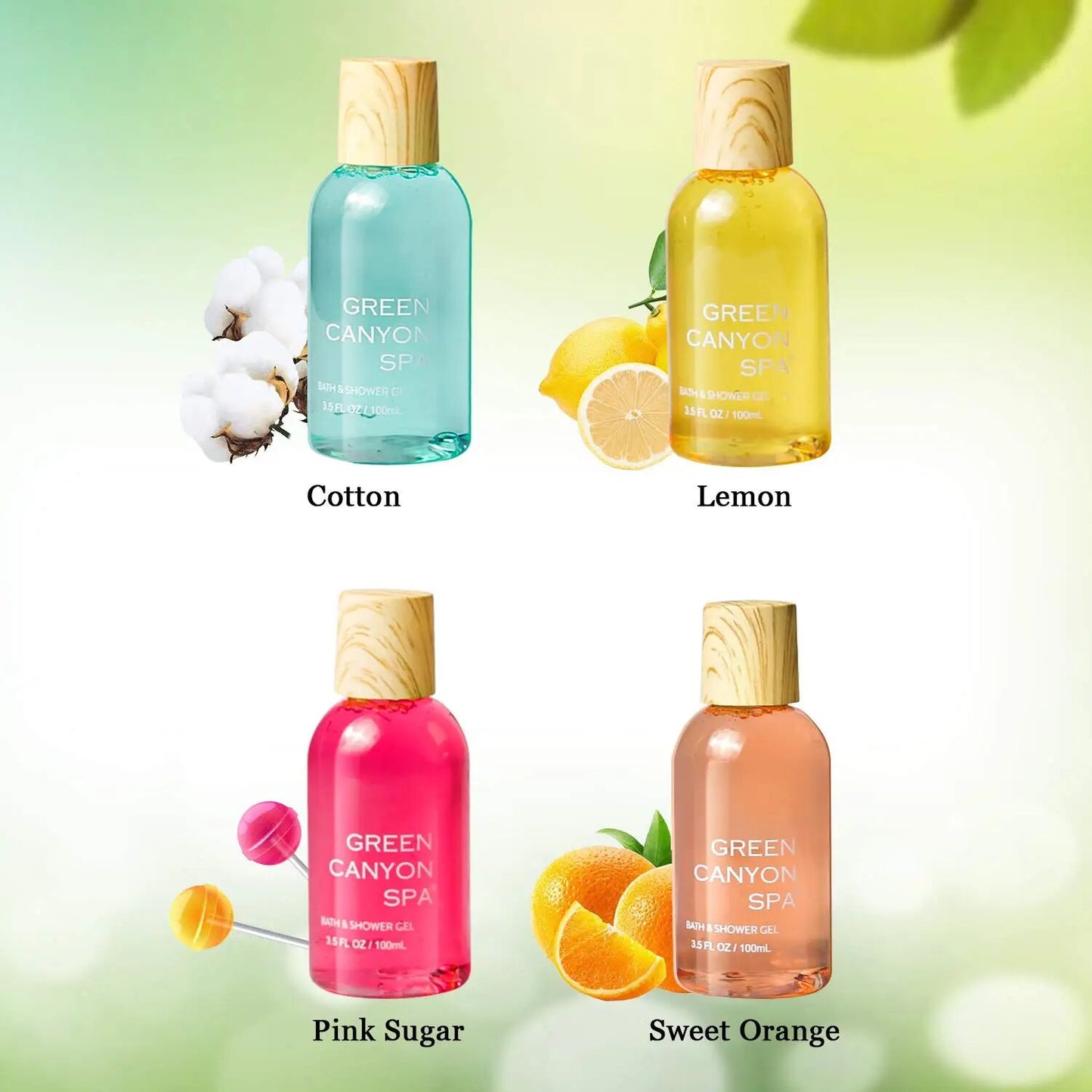 Women Shower Gel Set in 8 Scents