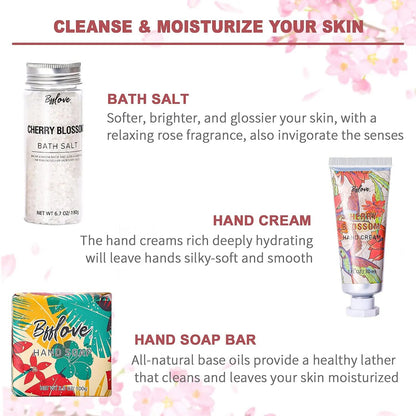 Cherry Blossom Scented Bath and Body Set