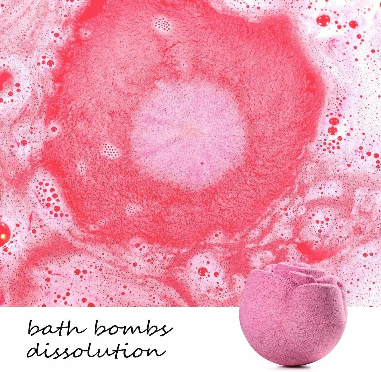 Bath Bombs Set in Rose Fragrance