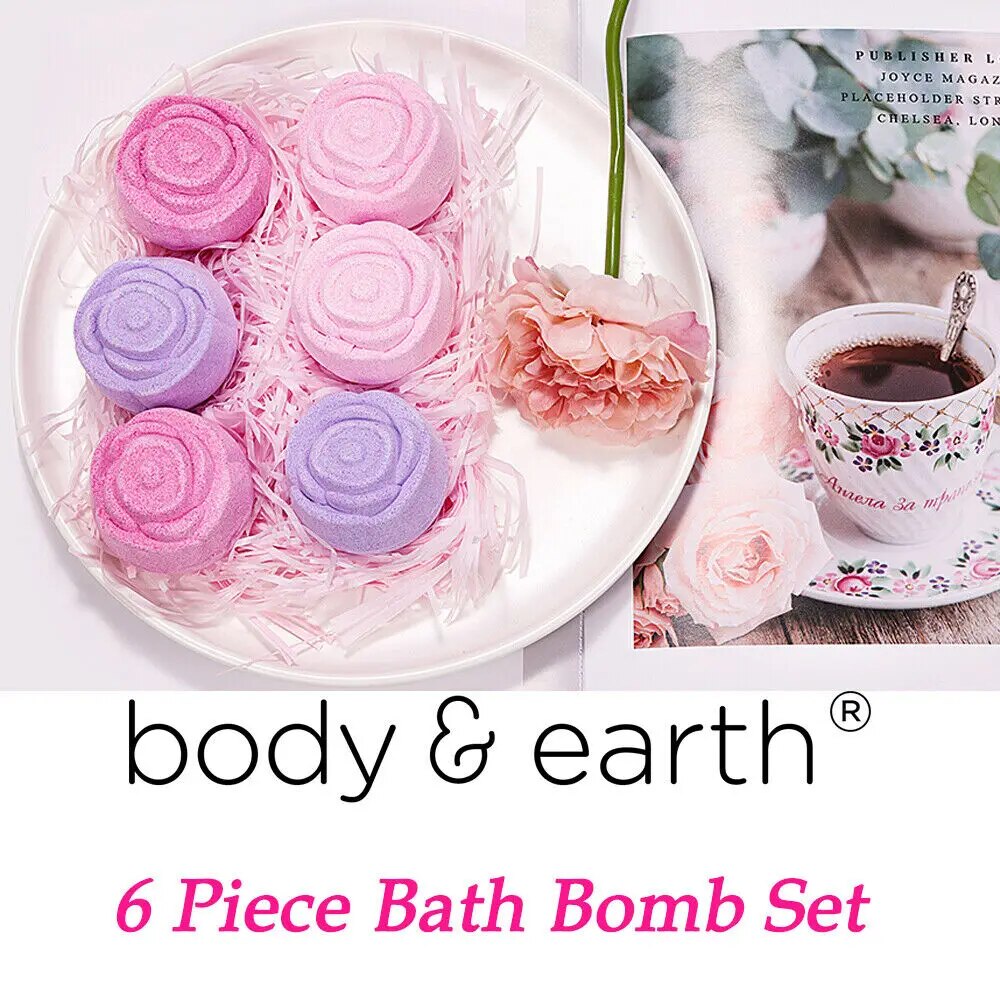 Bath Bombs Set in Rose Fragrance